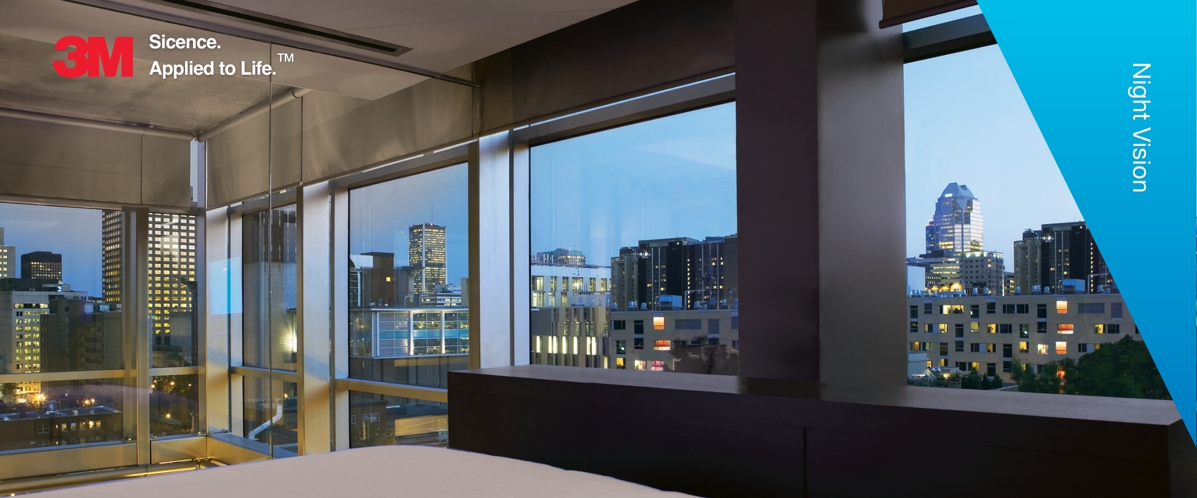 Dòng phim dán kính 3M Night Vision sử dụng công nghệ nền tảng Nano Carbon