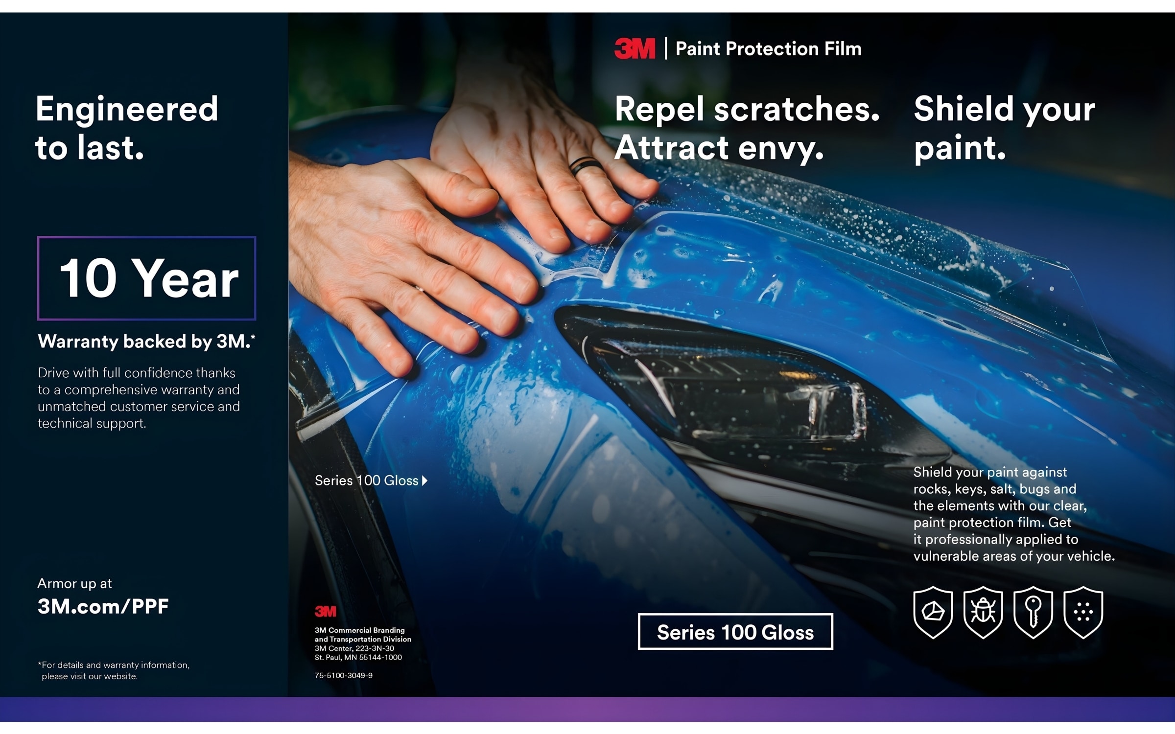 ppf ô tô 3m Series 100 Gloss